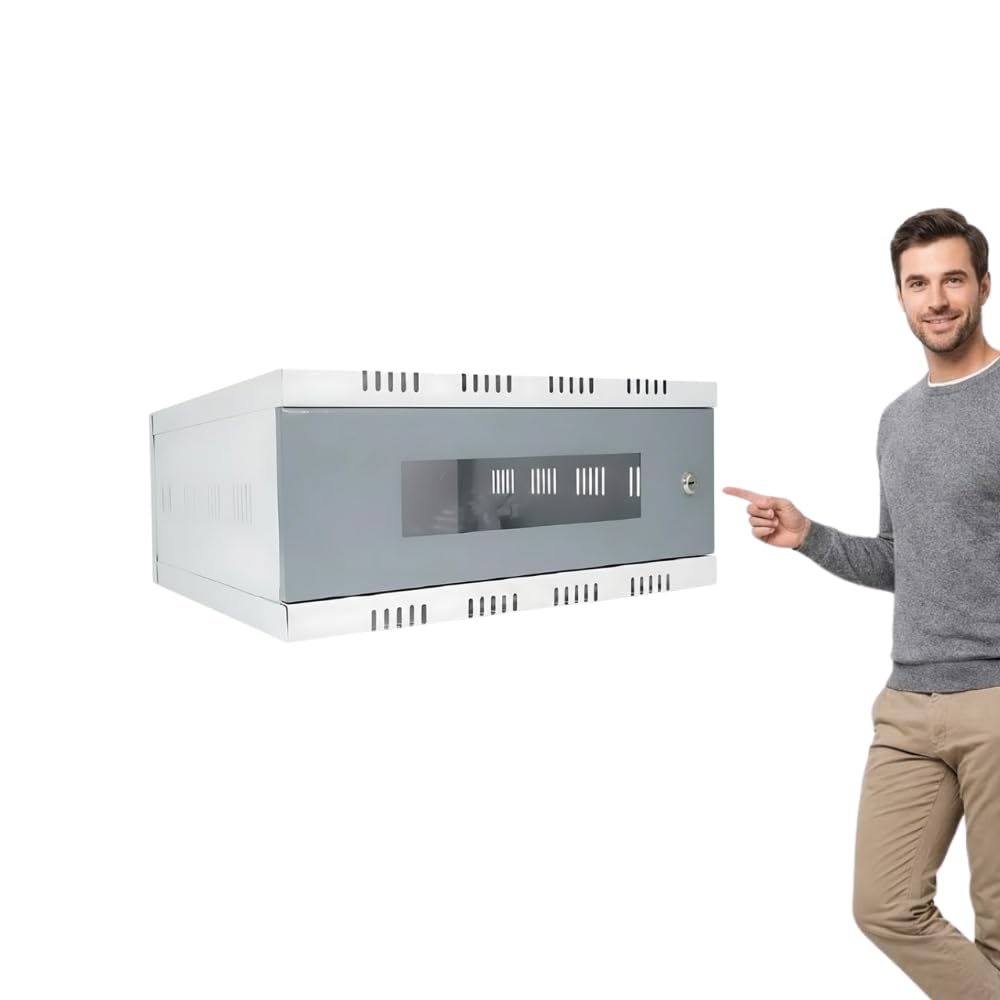 Drumstone (𝐒𝐩𝐞𝐜𝐢𝐚𝐥 𝟏𝟓 𝐘𝐞𝐚𝐫𝐬 𝐖𝐚𝐫𝐫𝐚𝐧𝐭𝐲) Wall Mount DVR NVR Cabinet with Ventilation | Metal Storage Box for IT Devices, Networking Equipment, Security Cameras & Surveillance-image-43
