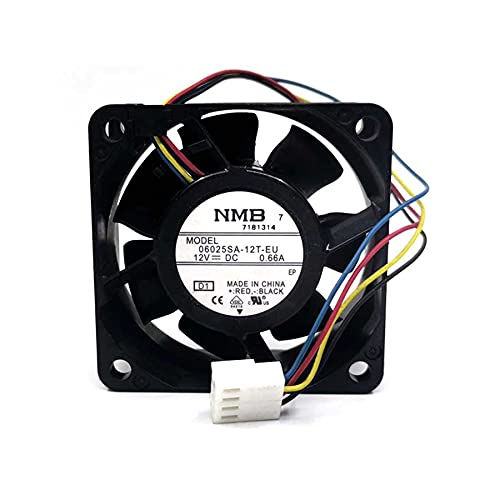 NMB 06025SA12TEU 12V 0.66A 4Wire Temperature Control