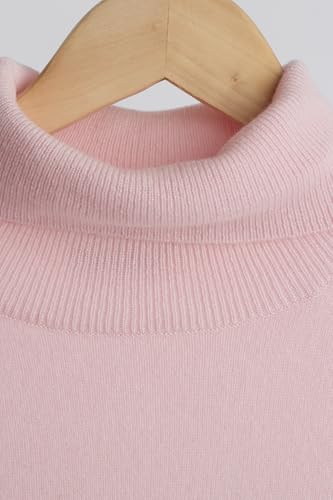 Image of JENNIE LIU Women's 100% Pure Cashmere Long Sleeve Pullover Turtleneck Sweater
