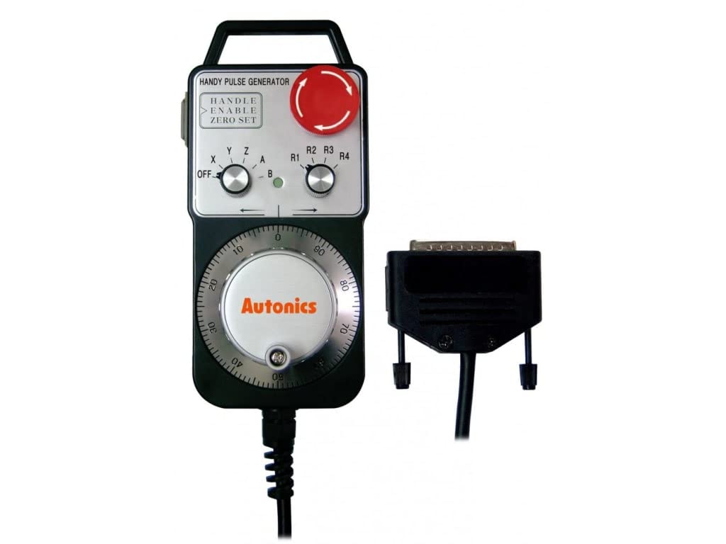 ENHP-100-2-L-5, Pulse Generator, Hand Held, 100 PPR, 3 Feed Rates 5 Axis, Quadrature,Line Driver Output, 5 VDC