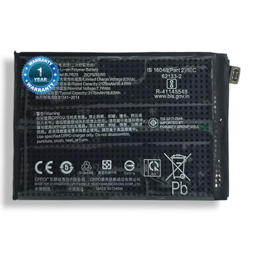 Image of Original BLP823 Battery for Oppo Reno 5 Pro PDSM00, PDST00, CPH2201 Battery with 1 Year warrenty***(T58)