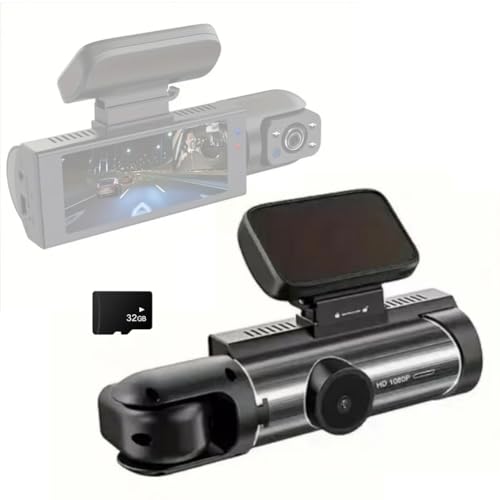 Dashcam voiture DVR 1080P avec écran IPS haute définition grand angle