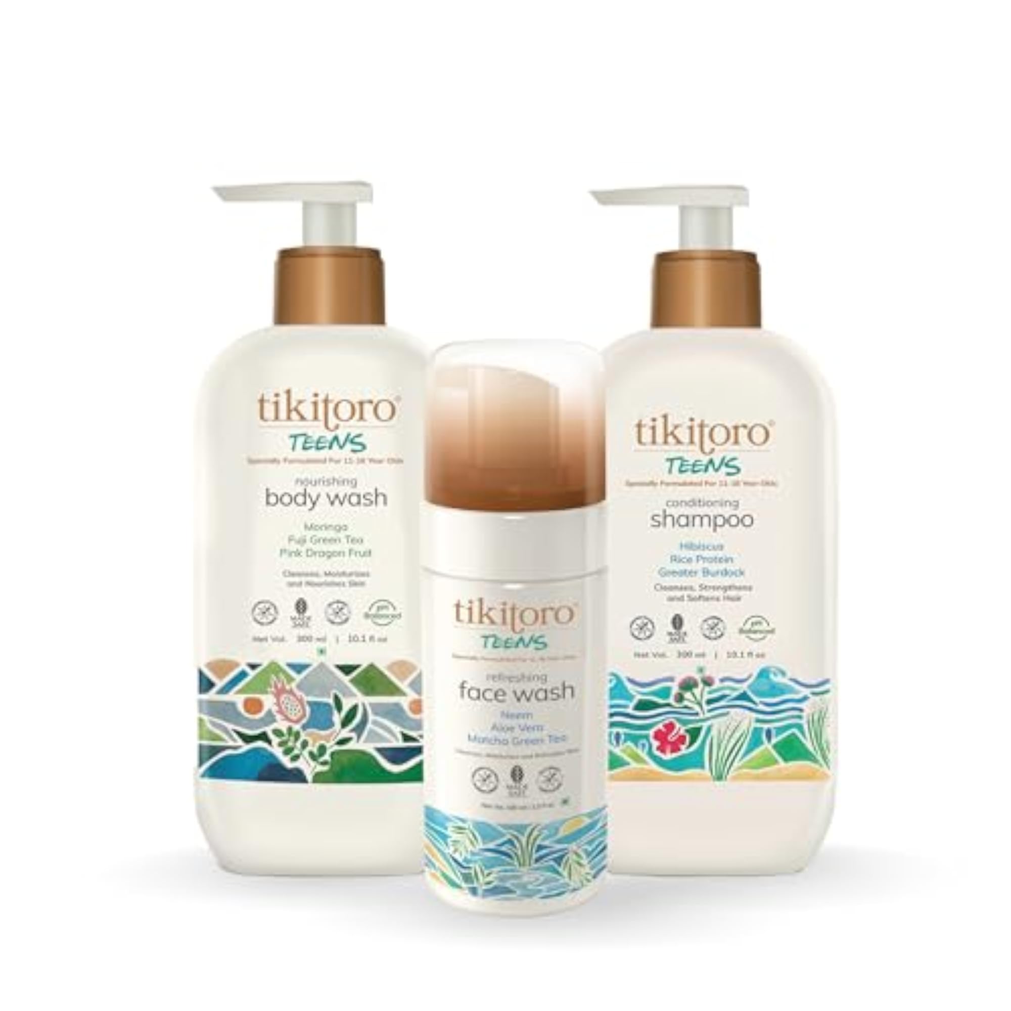 Teens Bath Essentials Combo Offer Pack, Nourishing Body Wash