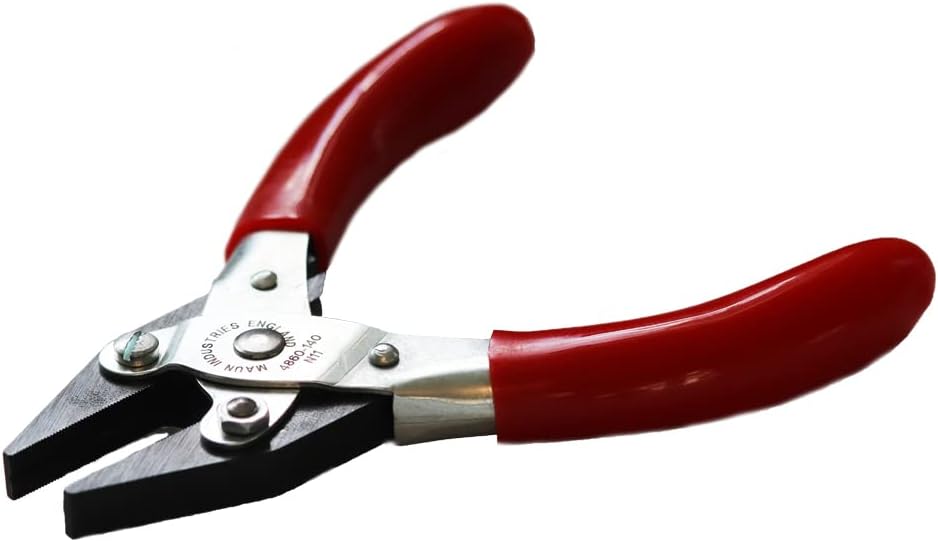 Maun Parallel Action Flat Nose Plier with PVC Grips (4866) - 140/160/200mm