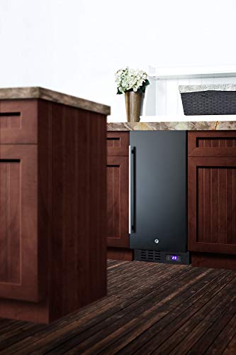 Summit Scff1533Bss Cabinet Freezer With 2.45 Cu. Ft. Total Capacity Frost Free Operation Adjustable Chrome Shelves Sabbath Mode Setting And 100% Cfc Free In Stainless Steel (Right Hinge #TOP5