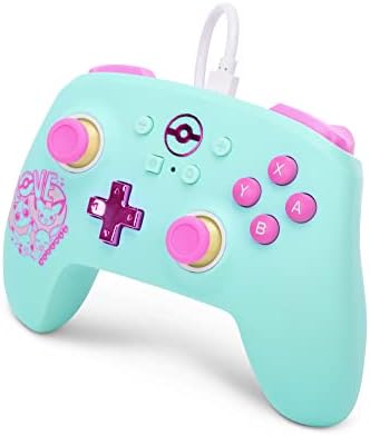 PowerA Enhanced Wired Controller for Nintendo Switch - OLED Model, Nintendo Switch and Nintendo Switch Lite - Pokémon: Sweet Friends, Gamepad, Game Controller, wired Controller, Officially Licensed