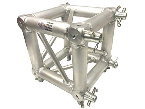 Universal Square Corner Junction Box Cube 0.29M 0.95 FT 6-Way Connection Fits All Major Name Brands 11.4  Truss Includes 12 pins clips