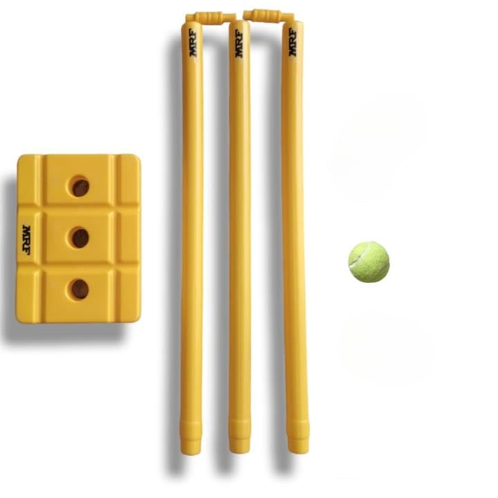 RMP Cricket Stumps Plastic Cricket Stumps with Stand and Bails Full Cricket Stump Set with 3 Cricket Wicket 2 bails and 1 Wicket Stand. Cricket Stump Set. (B0C15QN6VN) Amazon Price History, Amazon Price Tracker
