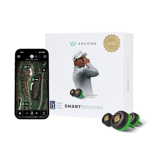 Arccos Smart Sensors: Automatic Golf Game Tracking System, A.I. Powered Caddie, A.I. GPS Rangefinder & Smart Club Distances