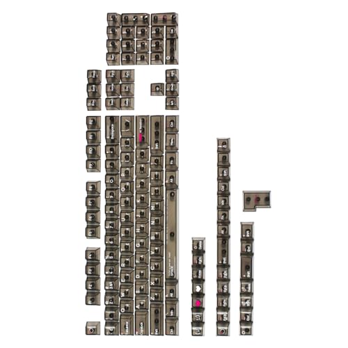 Teclas rusas retroiluminadas para renovar teclados mecánicos RGB de 132 teclas