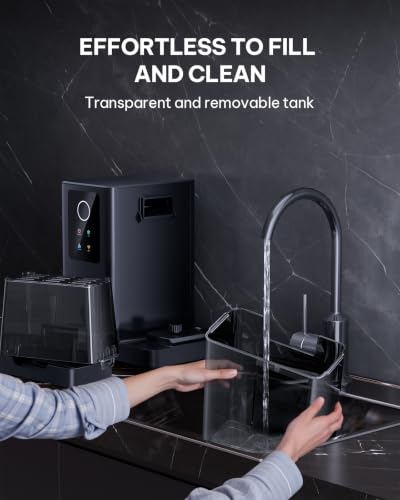 Image of Silonn Nugget Ice Maker, Smart Countertop Ice Machine with APP & Voice Control, Self-Cleaning, 44lbs /24H Soft Chewable Sonic Ice, 3L Tank, for Home Kitchen & Party