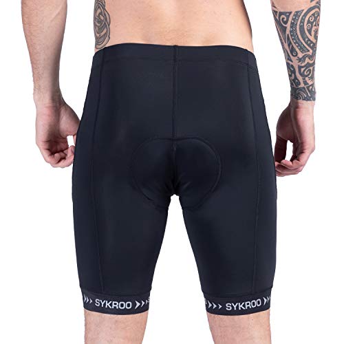 image for SYKROO Men's Cycling Triathlon Shorts 3D Padded Quick Dry Pants Bike B