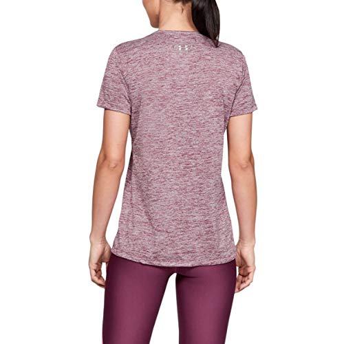 Image of Under Armour Womens Tech V-Neck Twist Short-Sleeve T-Shirt