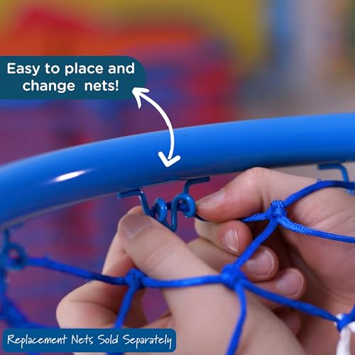 Image of Children's Factory Kids Toys 4-Hoop Basketball Set - Toddler Basketball Hoop Indoor /Outdoor Play- for Pre-School Classroom or Playroom