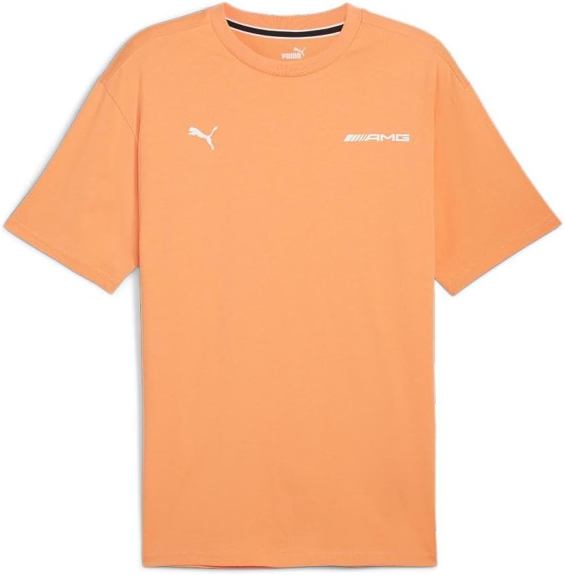 PUMA Men's Mercedes AMG Graphic T-Shirt, Bright Melon AH24, Small