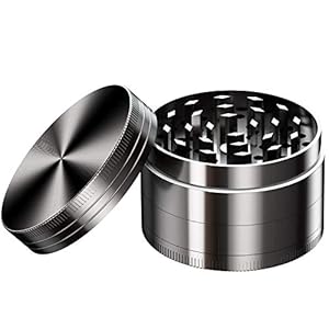 Haquno 4-teiliger Metall Grinder – Kompakter Crusher für unterwegs 12 41v5Njo7oqL. SL500 . SS300
