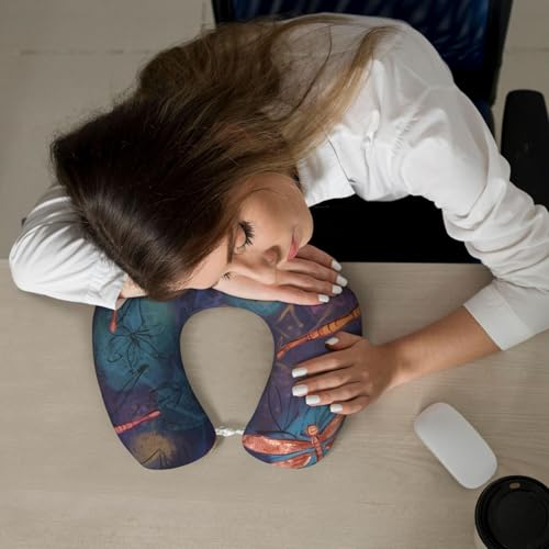 Almohada de viaje espuma viscoelástica 30 cm ajustable miniatura 7