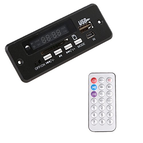 【ノーブランド品】12V　自動車　FM　MP3 WMAデコーダボード　デジタル　オーディオデコーダ　リモコン