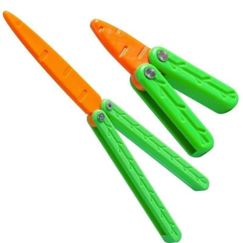 LIYYA Butterfly Fidget Knife Toy for Adults, Plastic EDC Fidget Toys Sensory Anxiety Stress Relief Toy
