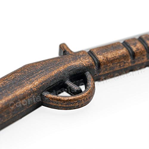 Odoria Escala 1/12 Miniaturas Espingarda para Artesanato Pistola de Boneca Decoração Acessórios da C