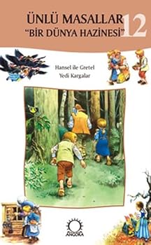 Paperback Unlu Masallar 12 - Hansel ile Gretel,Yedi Kargalar [Turkish] Book