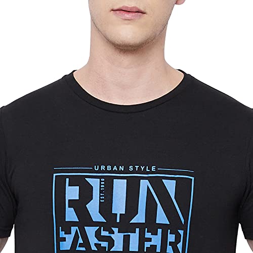 Image of Duke Stardust Men Half Sleeve Cinnamon Cotton T-Shirt