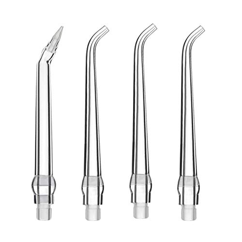 Flosser Replacement Tips for KOOVON Water Flosser, Portable Replacement Heads 4 Jet Tips Set, Water Flosser Accessories(Pack of 4)