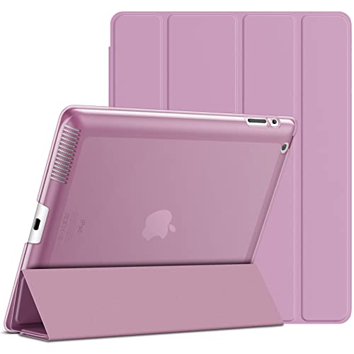 JETech Case for iPad 2 3 4 (2012/2011 Model), Not for iPad Air or iPad Air 2, Smart Cover with Auto Sleep/Wake (Pink)