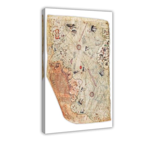 Carte de l'Empire ottoman 1513, d&eacute;coration murale pour bureau