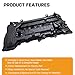 HYBP 22410-2E000 Automotive Replacement Engine Valve Covers Compatible with Hyundai Elantra 2011-2016, Elantra (Coupe/GT) 2013, Kia Soul 2012-2013, 1.8L 2.0L