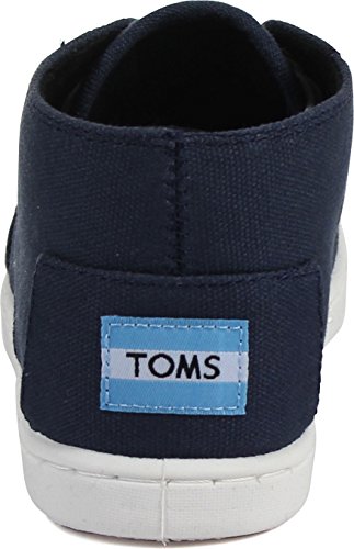 TOMS Navy Canvas Youth Classic Paseo Mids Navy 10002717 (SIZE: 2D)3