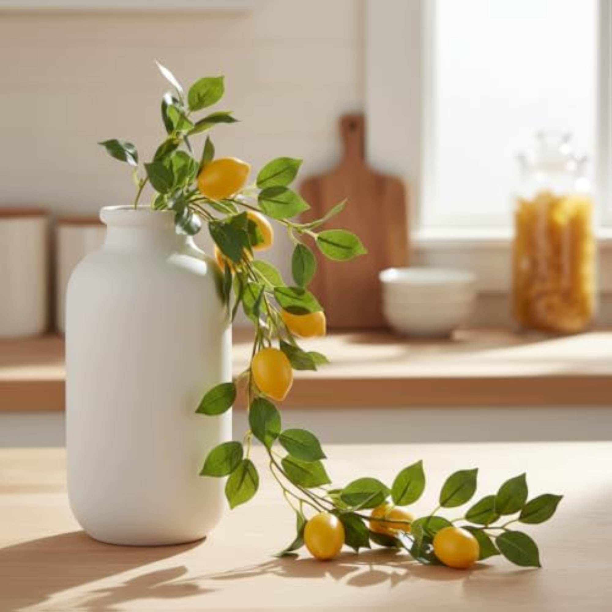 Artificial Lemon Garland with Fruit for Home Decor