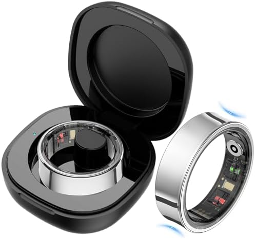 Amazon.com: Ring Health Tracker for Women Men, Fit Ring with Heart Rate ...