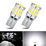 gunhunt Pack-2 Car Wide Lights, 3W Led Light Bulbs, Aluminum Reading Lights, License Plate Lights, Instrument...