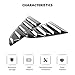 RT-TCZ Carbon Fiber Rear Quarter Side Window Scoop Louvers Sun Shade Cover Wind Vent Air Deflector Decoration Exterior Accessories for Ford Mustang 2015-2022,2PCS