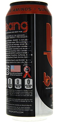 Bang Energy Drink With Zero Calories & High Caffeine, Root Beer - 16 Fl Oz (12 Count) - Vpx (Vital Pharmaceuticals) #TOP6