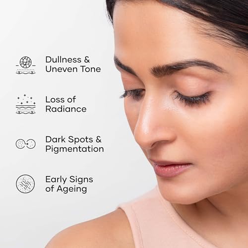 Image of Cureskin Vitamin C NanoGold Face Serum with L-Ascorbic Acid, Ferulic Acid & Gold | Brightens Skin, Evens Tone & Reduces Signs of Ageing | For All Skin Types | 20 ml