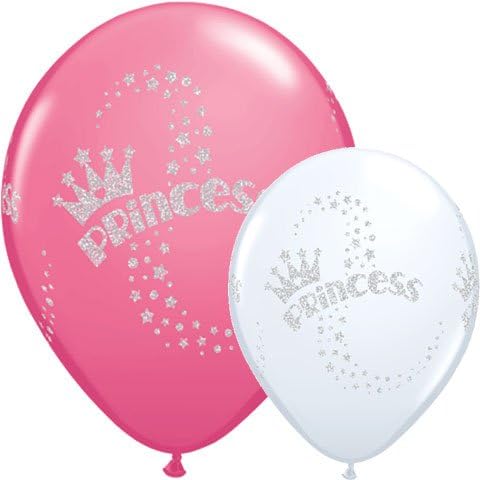 Qualatex 11" Glitter Princess Around Balloons (25 ct) (25 per Package)