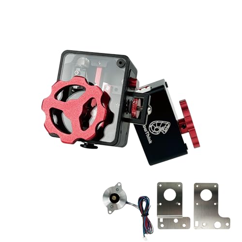 Black-Box V2.0 All Metal Direct Drive Feeding Extruder Kit Upgrade Dual Gear Extruder and Extrusion Specific Motor for Ender 3/Ender 3 V2/Ender 3 neo/Ender 5/CR 10 3D Printers from ChowThink