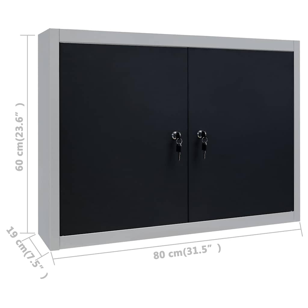 Banco de trabajo con 4 paredes de herramientas y 2 armarios de pared, capacidad de carga de 500 kg, altura ajustable, estructura de metal estable, ideal para taller, garaje, sótano, incluye