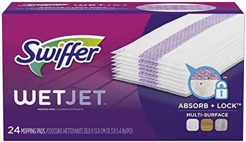 Swiffer Wetjet, All Purpose Multi Surface Floor Cleaner, 24 Count