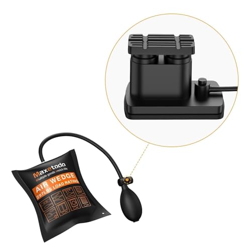 Maxetodo Air Wedge Bags Dual-Pump (Manual & Foot-Operated) Lifting & Moving Bags, Max Lift 6cm, 770lbs/350kg Capacity, Suitable for Car & Home Repairs, Door Frames, Auxiliary Positioning, and Assist - Thumbnail 6