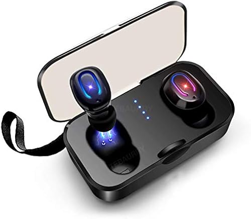 MiPao Auricolari Bluetooth Invisibili 5 0 Tws Mini Auricolari Senza Fili Stereo Deep Bass Headset Con Scatola Ricarica Portatile nero MiPao Auricolari Bluetooth Invisibili 5 0 Tws Mini Auricolari Senza Fili Stereo Deep Bass Headset Con Scatola Ricarica Portatile nero