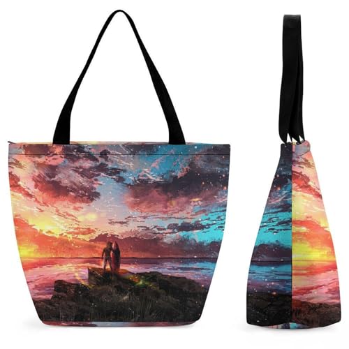 Sac de shopping pour femme de 28.5x18x32.5cm et grand sac à bandoulière