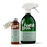 Forest&Co - Multi-Surface Starter Kit, 16 Refills | Pet Safe, Non-Toxic, Streak-Free | Eco-Friendly, Woodland Probiotics | Suitable For All Surfaces | Includes Spray Bottle & 100ml Liquid Concentrate