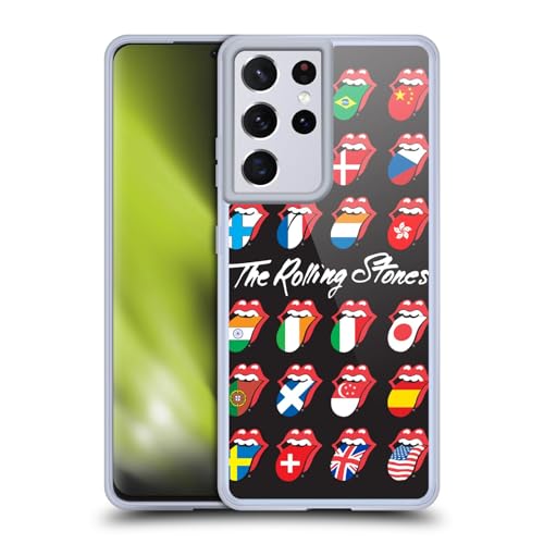 Carcasa de gel The Rolling Stones para Samsung Galaxy S21 Ultra 5G