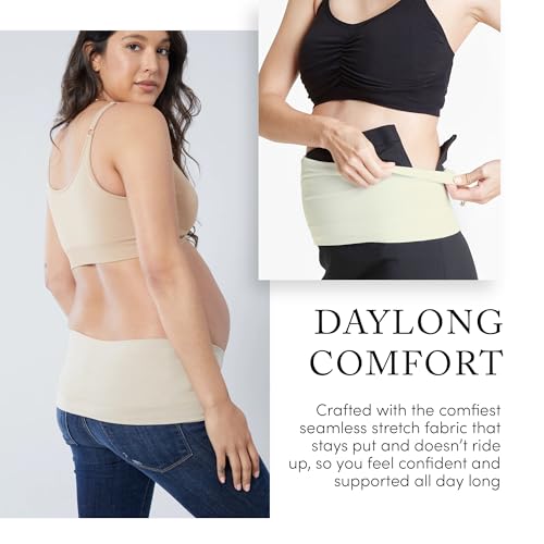 BellaBand Women's Maternity Everyday, Nude, 1 (0-8)