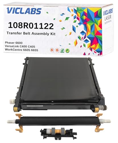 VICLABS Remanufactured 108R01122 Transfer Belt Assembly Kit Replacement for 108R01122 Transfer Belt Assembly Kit for use in Xerox Phaser 6600 VersaLink C400 C405 WorkCentre 6605 6655 Printers(1-Pack)