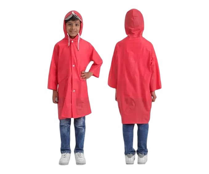 Image of VKG Boys & Girls 100% waterproof Unisex Rainwear /Raincoat for kids PO1