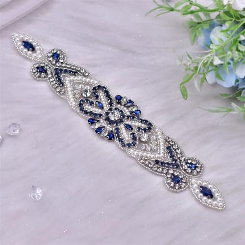 DBFBDTU Women Bridal Sash Rhinestones Applique Wedding Belt Party Bridesmaid Satin Accessories4